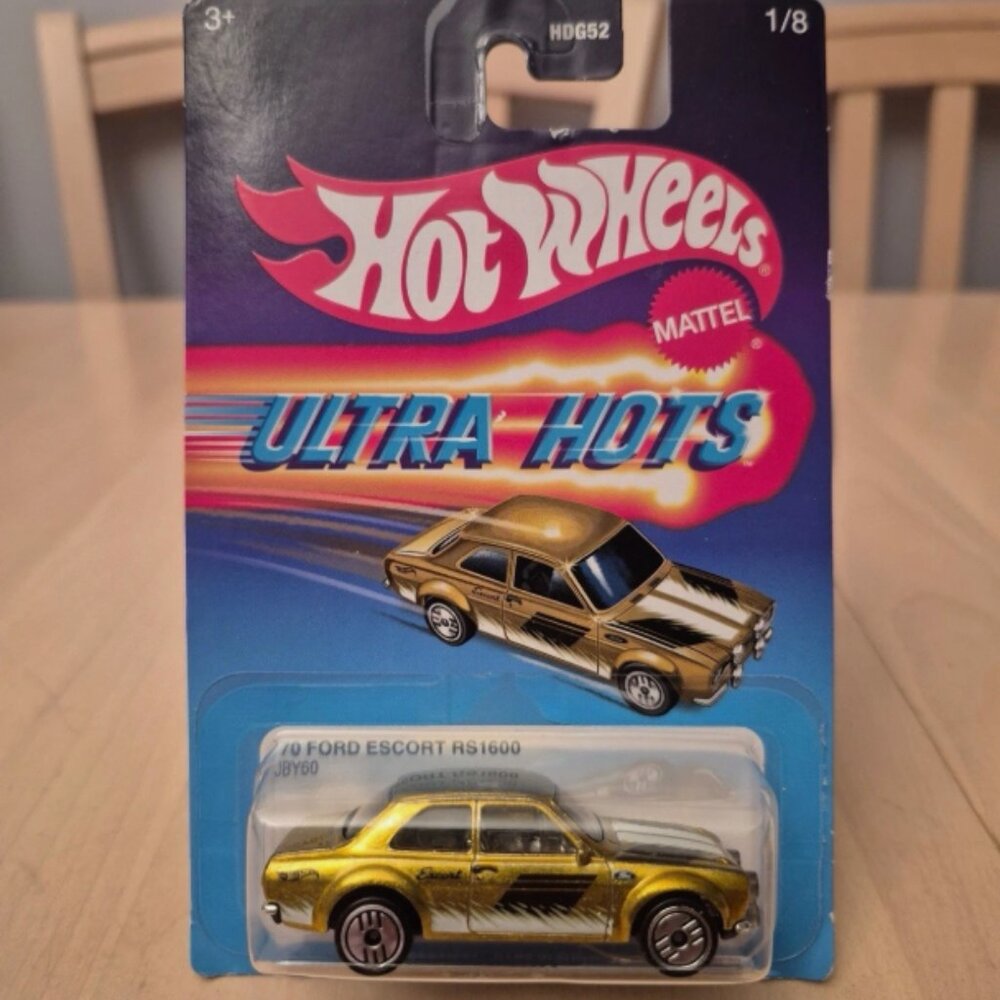 2025 Hot Wheels Ultra Hots '70 Ford Escort RS1600 Spectraflame Gold